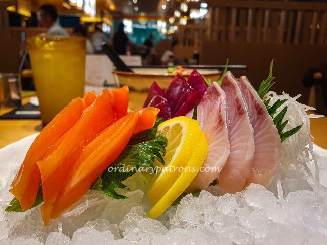 sashimi platter at Sushi Zanmai