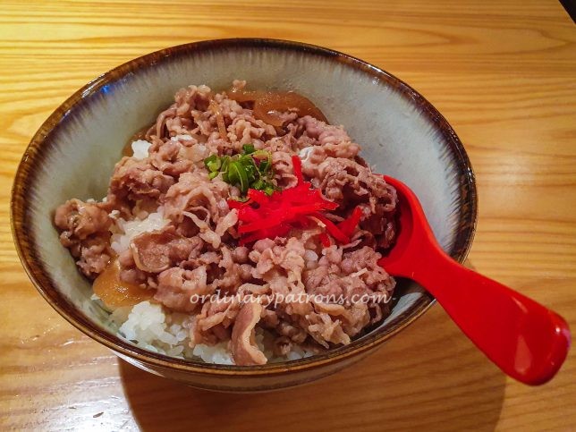 Gyu Don at Sushi Zanmai