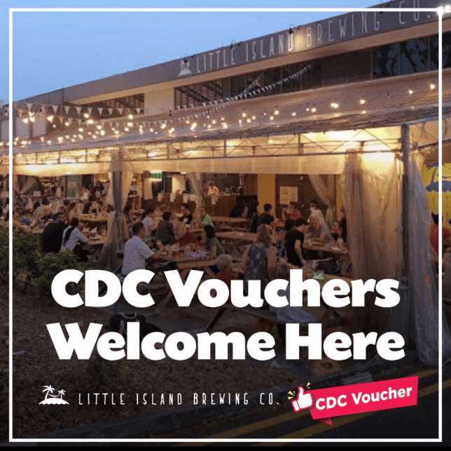 Little Island Brewing Co accepts SG60 and CDC Vouchers