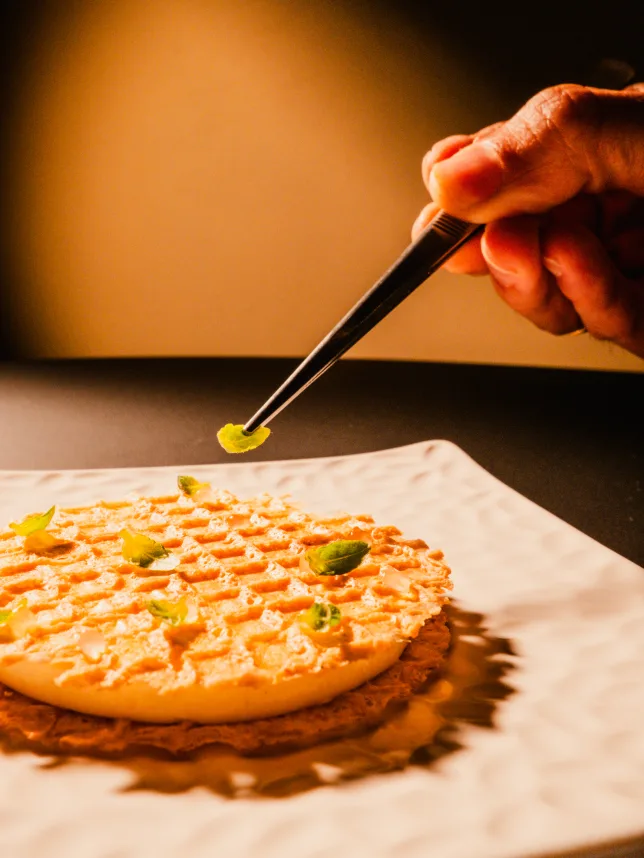 Chicken Skin Stroopwafel at Revolution