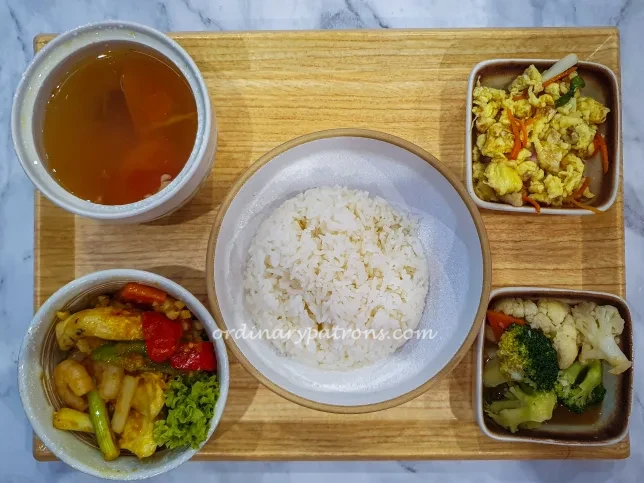 Nyonya Sauce Seafood Bento of Congee Concept