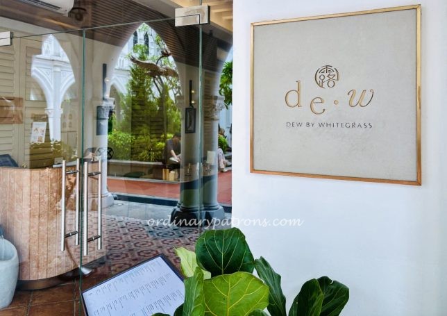 Dew by Whitegrass Restaurant review 