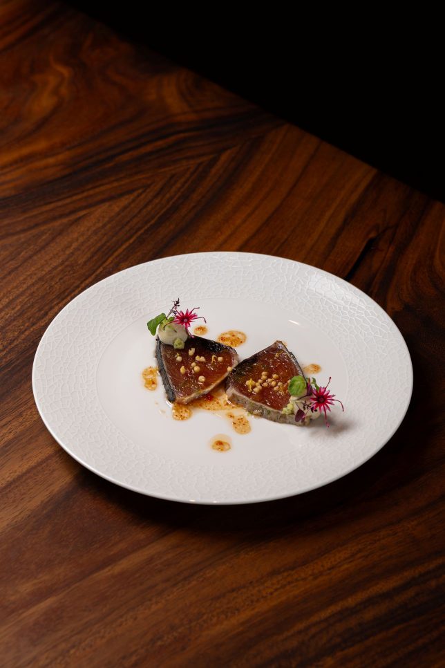 Forage Skipjack Tuna, Red Pepper Ponzu and Cashew Nut_Mandai Rainforest Resort by Banyan Tree