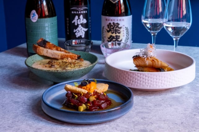 Dinner Set with Sake at TANOKE