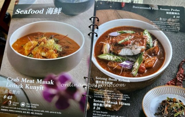 Bonding Kitchen menu