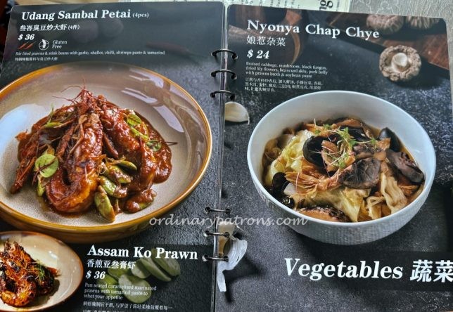 Bonding Kitchen menu Orchard Gateway