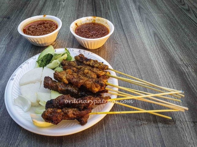 Satay of Musa Ikan Bakar Stall