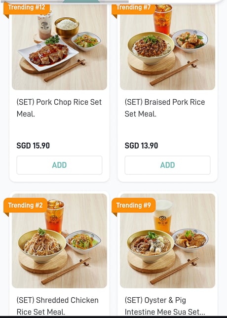 Set Menu of Eat 3 Bowls