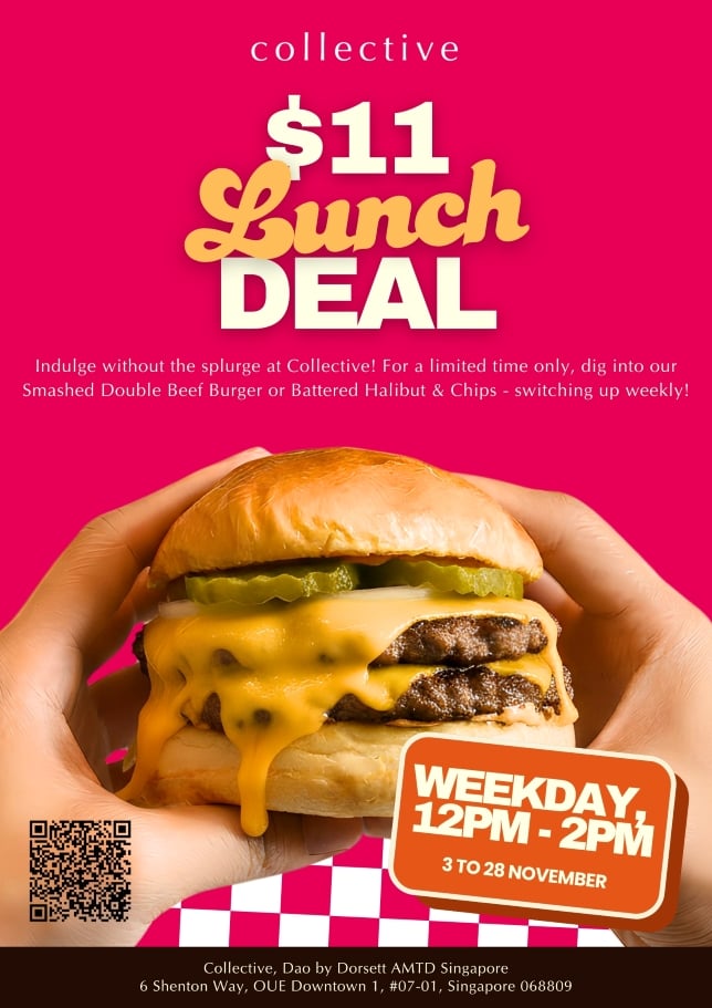 11.11 Deal at Collective - Smashed Burger