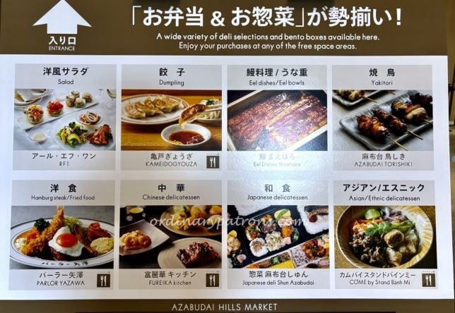 Azabudai Hills Market food directory