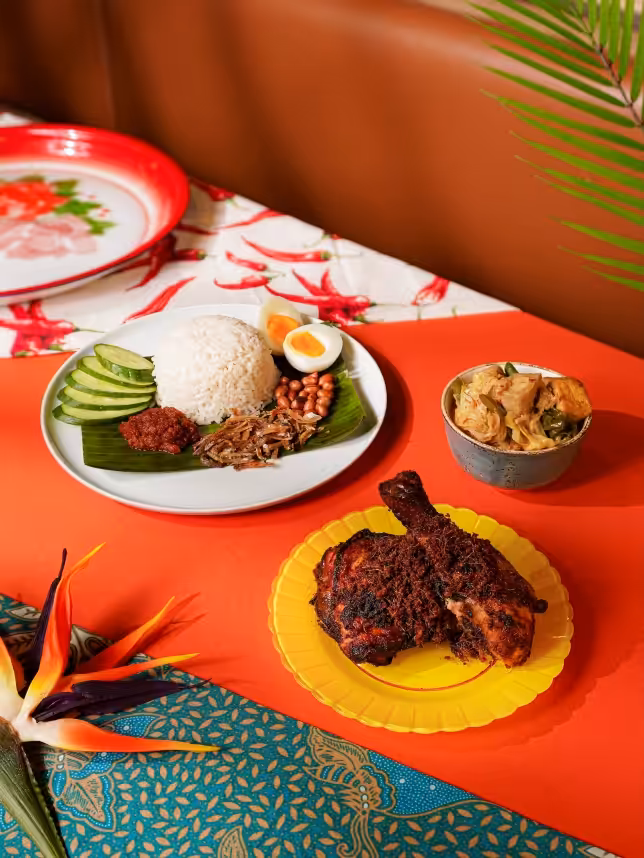 Nasi Lemak - Ayam Berempah_credit Rempapa Singapore
