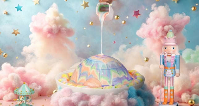 Pastel Dream Dome Igloo Cake,