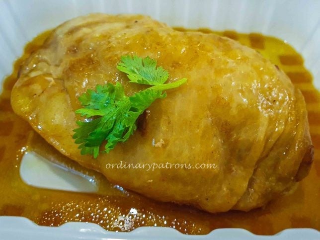 parchment-baked boneless chicken thigh at PaperBakes