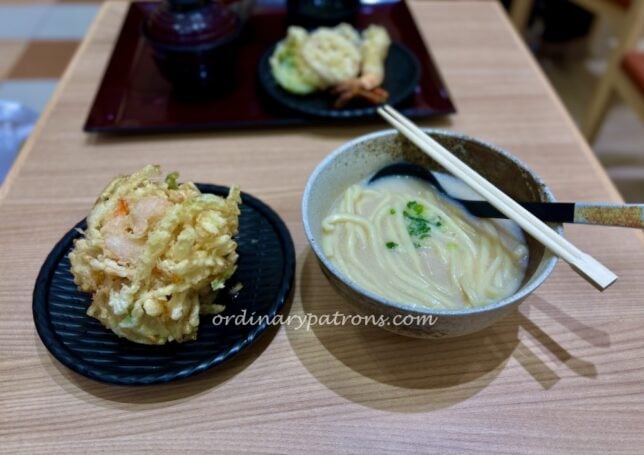 Tsuru Koshi Udon Takashimaya Tonkotsu Kakiage Udon