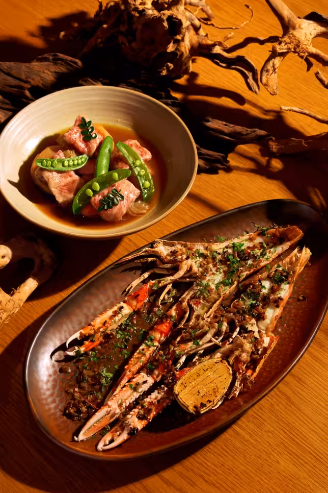 Yazawa Niku Jaga and XL Fresh Prawns