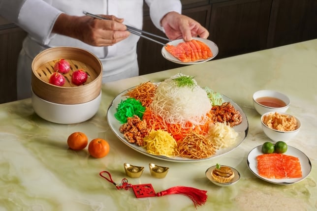 5 ON 25 at Andaz Singapore CNY Yu Sheng