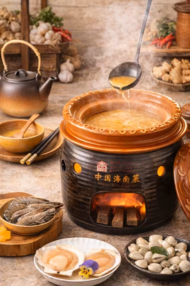 Aromatic Sour Seafood Pot 糟粕醋海鲜汤煲