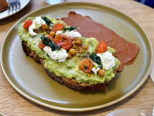 Popular Holland Village Cafe - Frankie & Fern's avocado toast (