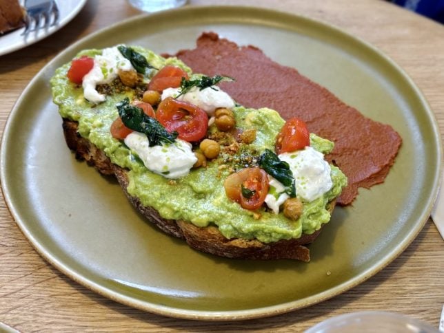 Popular Holland Village Cafe - Frankie & Fern's avocado toast (