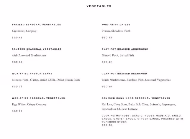 iang Nan Chun Four Seasons Chinese Restaurant Menu
