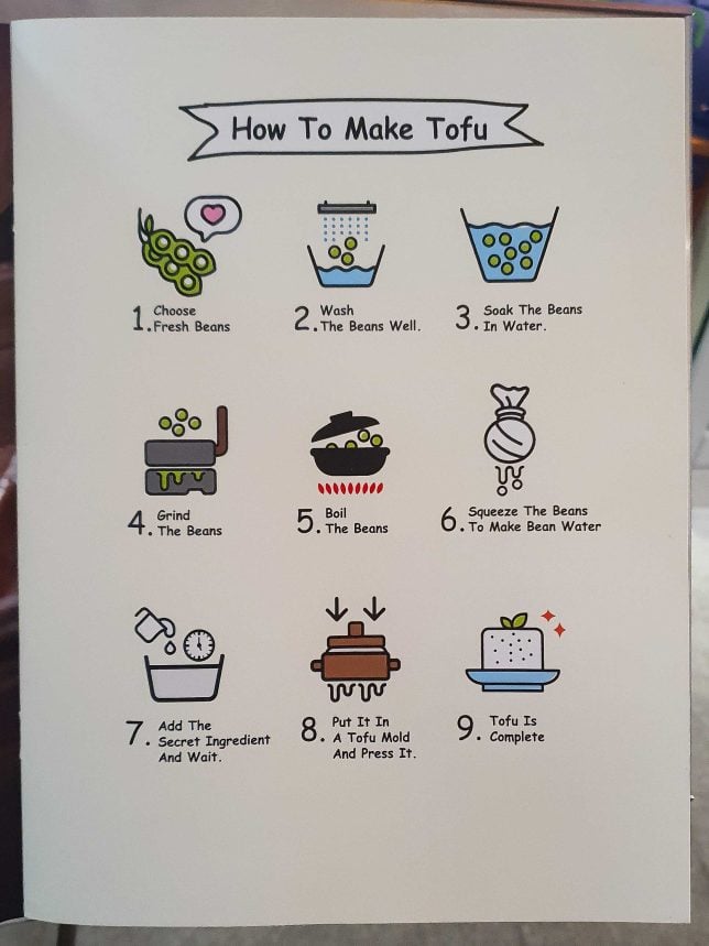 Kong Madam Korean Restaurant - How to make tofu