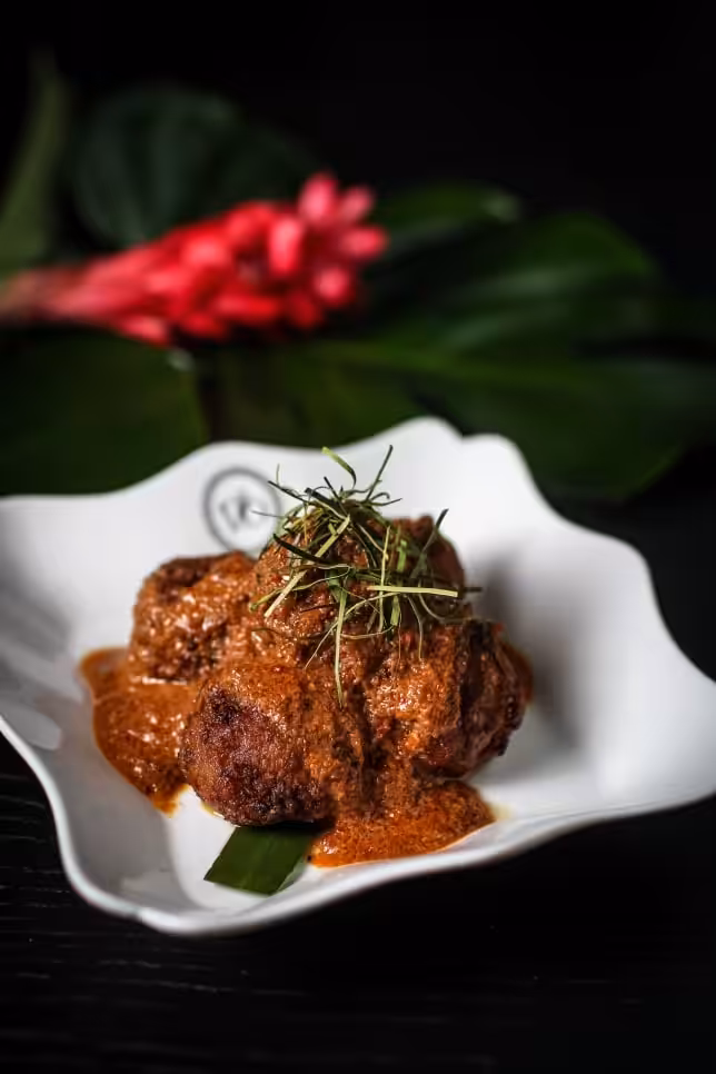 Violet Oon - Meatless Meatballs Rendang