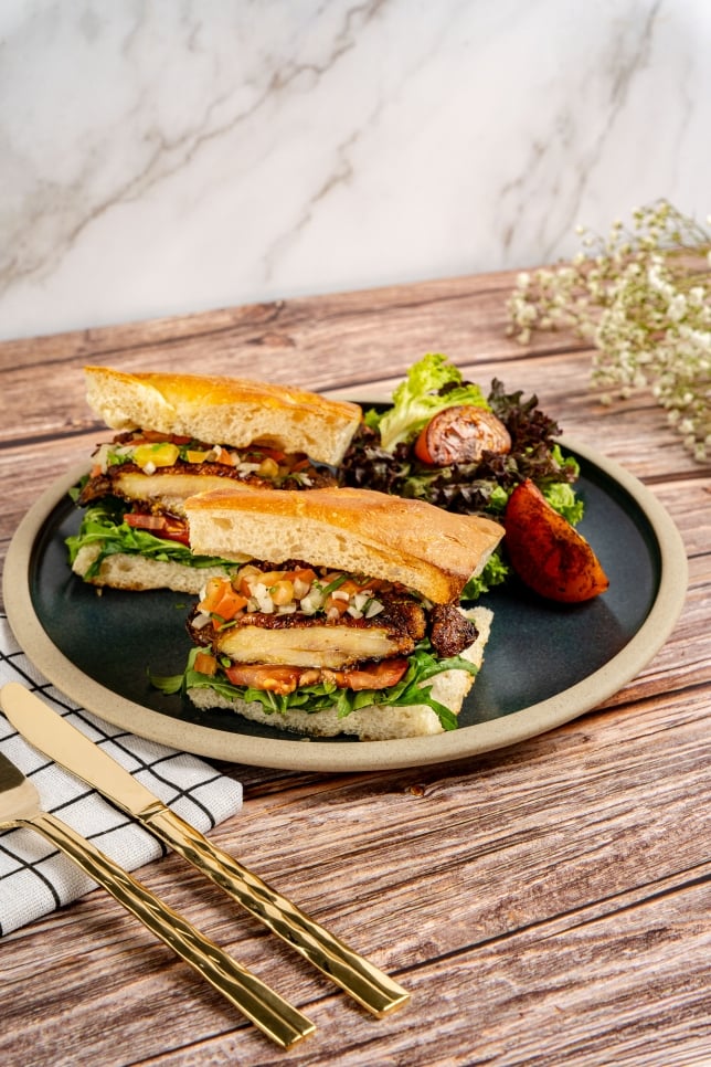 Cafรฉ Mary Grace Singapore - Grilled Chicken Inasal Focaccia