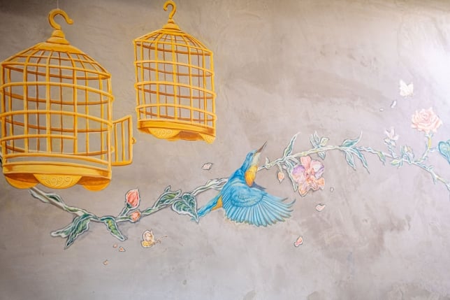 Cafรฉ Mary Grace Singapore - Wall Mural