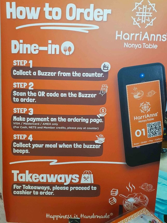 How to Order at HarriAnns Nonya Table PLQ