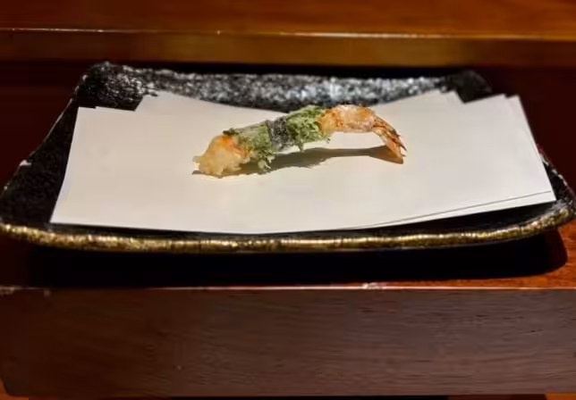 Tempura Restaurant Lunch Yamazato Okura Taipei 