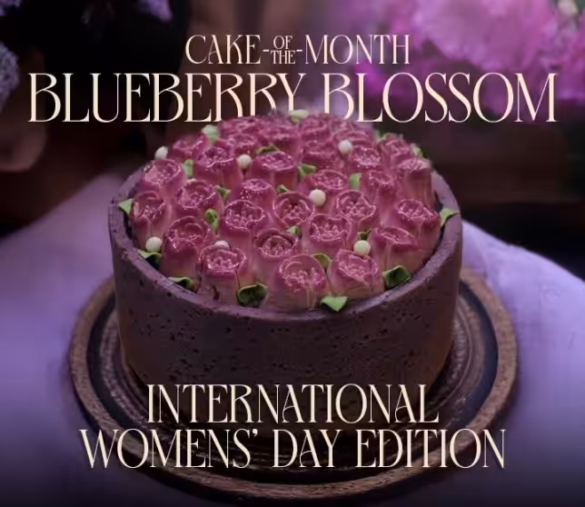 Blueberry Blossom Cake.