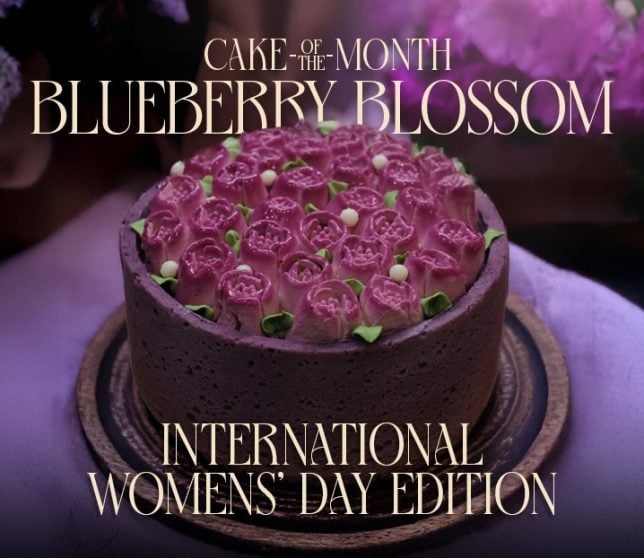 Blueberry Blossom Cake.