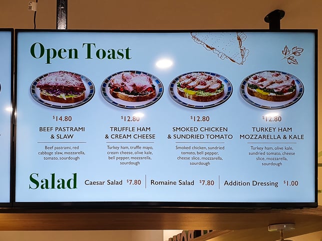 Au Croissant Menu