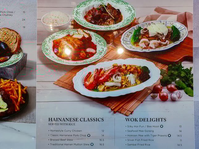 Menu of Cookboys by Hans 