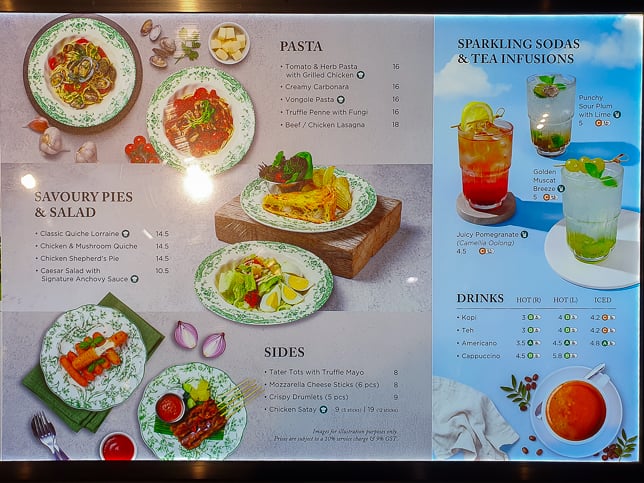 Menu of Cookboys by Hans 