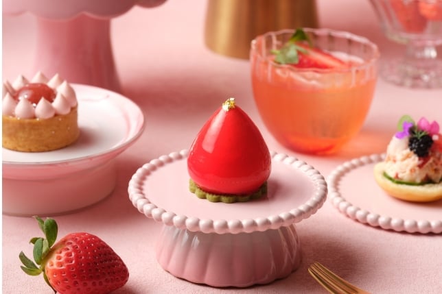Strawberry Bliss Afternoon Tea Fullerton Hotels 