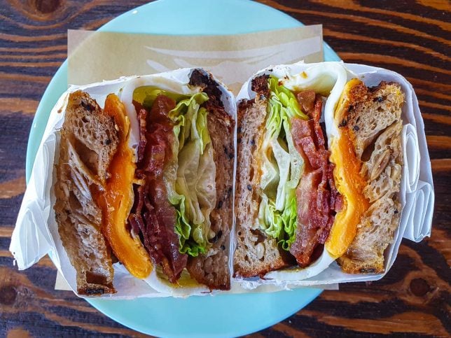 BELT Sandwich at Cata Coffee
