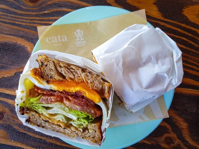 BELT Sandwich at Cata cafe