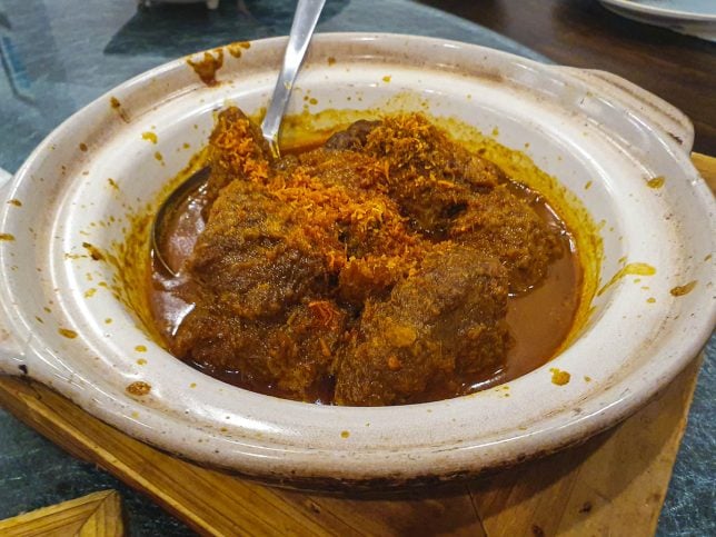 Beef Rendang ($27) 