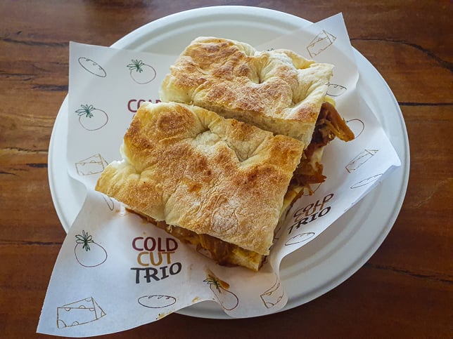 Cold Cut Trio Sandwich Shop - Pulled Pork Sandwich 