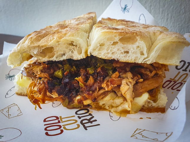 Cold Cut Trio Pulled Pork Sandwich 