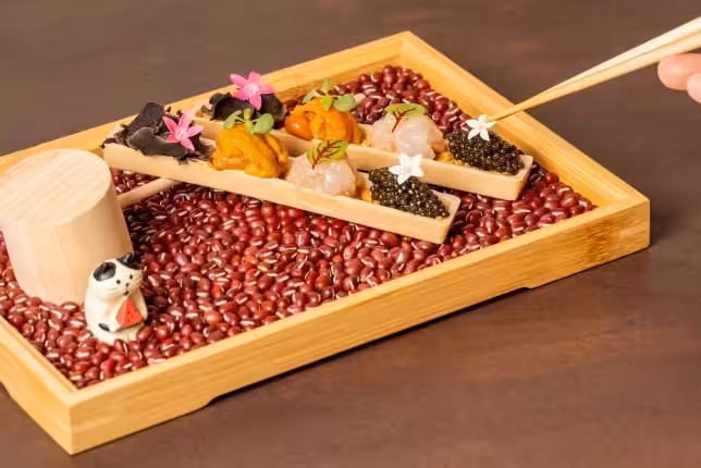 Jiin Omakase Appetiser Kegani - Credit Jiin Omakase