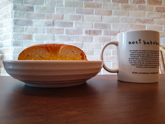 Coffee & Bagel at Noci Bakehouse