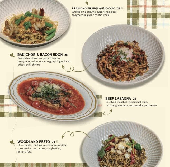 Menu of Park Side Botanic Gardens 