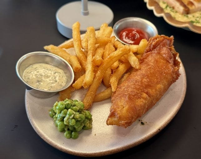 Revolution Wine Bistro fish and chips