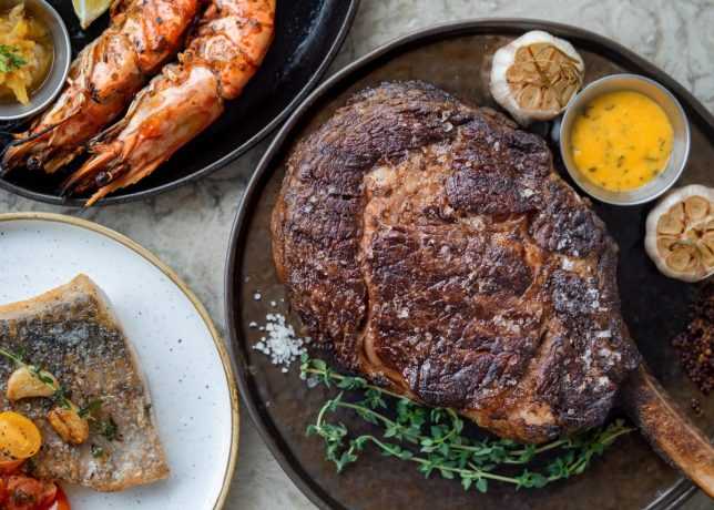 Bedrock Origin The Harvest Table Sunday Brunch Kombu Cured Tomahawk