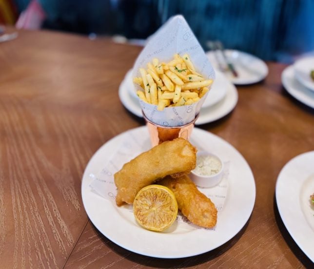 Centro Shaw Lido Restaurant fish and chips