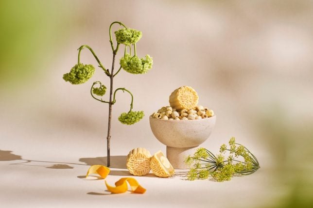 Yuzu & Osmanthus Truffle Snow-Skin Mooncake