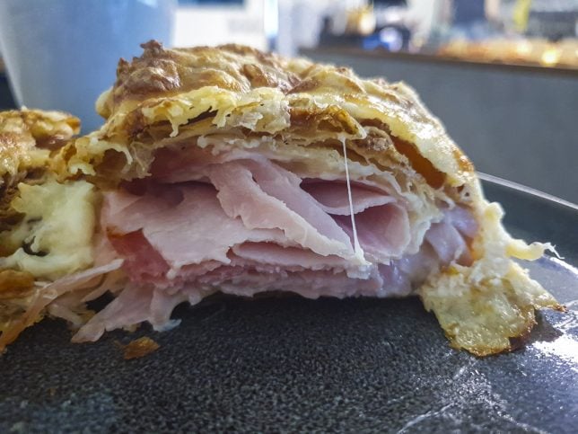 Croissant with Ham & Gruyรจre at Bastille in Joo Chiat