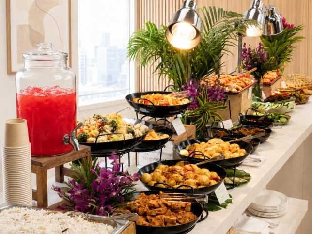 Buffet Table with Mocktail - The Plattering Co.